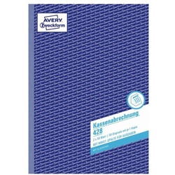 Avery Zweckform Formularbuch »Kassenabrechnung« (Ausgaben) gelb, 21x29.7 cm