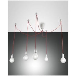 Fabas Luce Blog Pendelleuchte E27 5X60W Metall Weiss