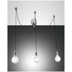 Fabas Luce Blog Pendelleuchte E27 3X60W Metall Verchromt