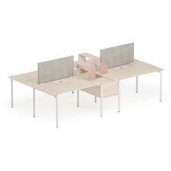 Schreibtisch für 4 Personen BG-Line Team Arbeitsplatz