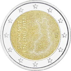 Finnland 2017 2 Euro Gedenkmünze '100 Jahre Unabhängigkeit'