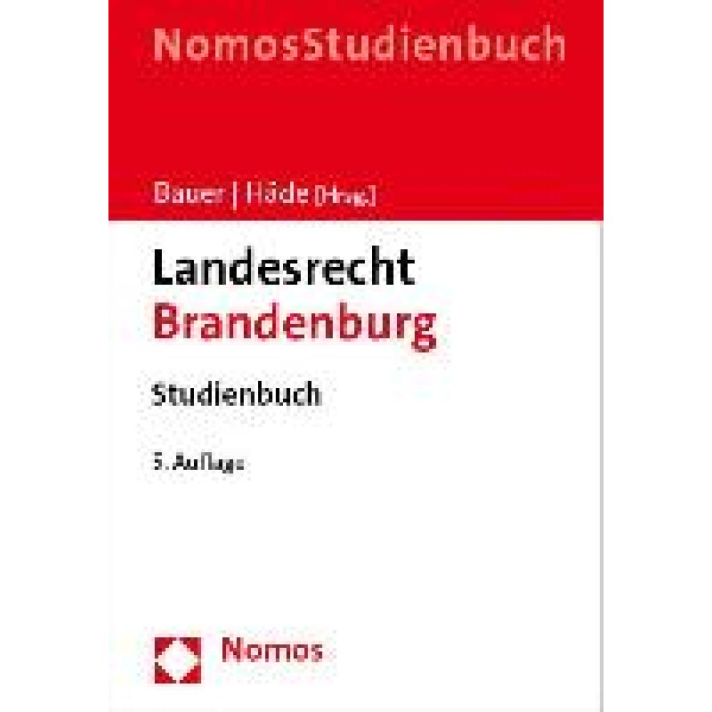 Landesrecht Brandenburg. Studienbuch