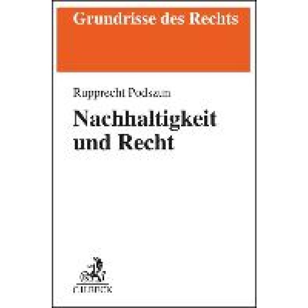 Podszun, Rupprecht: Nachhaltigkeit und Recht