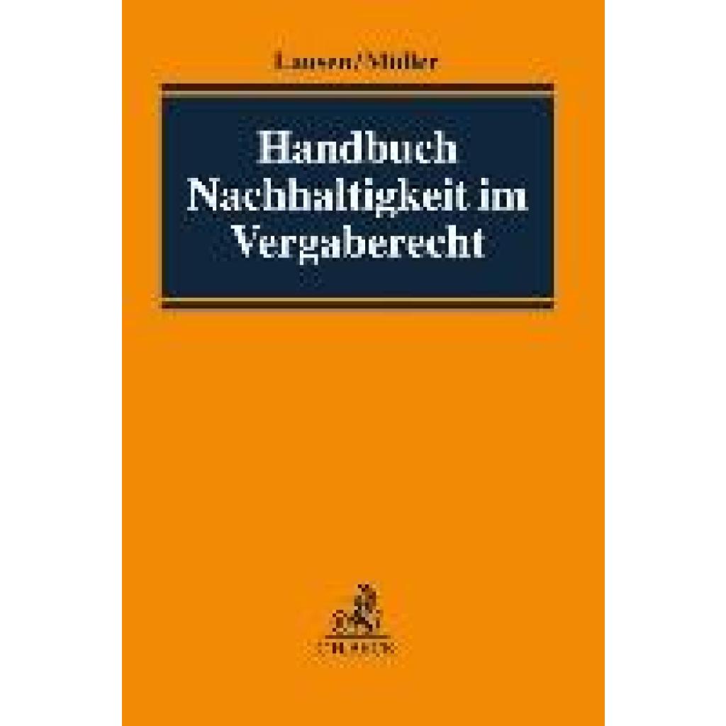 Handbuch Nachhaltigkeit im Vergaberecht