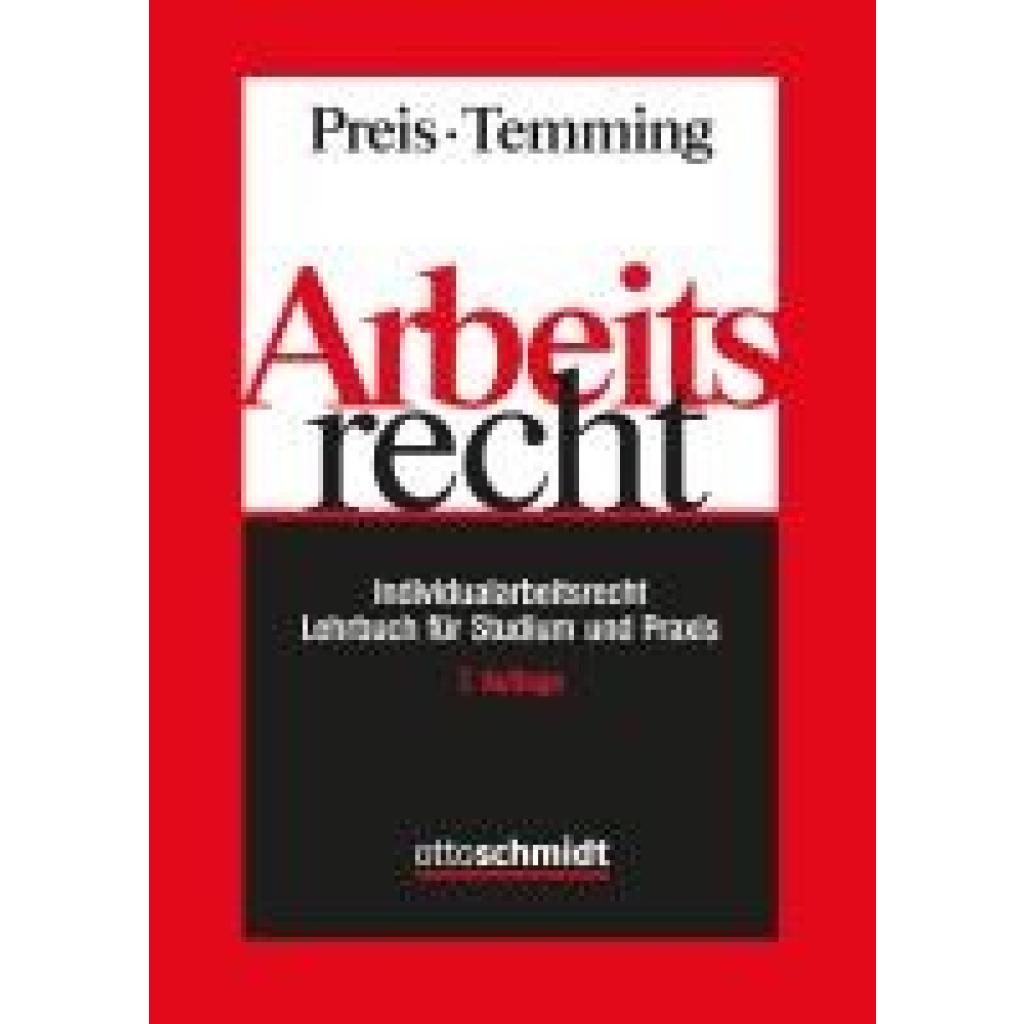 Preis, Ulrich: Arbeitsrecht - Individualarbeitsrecht