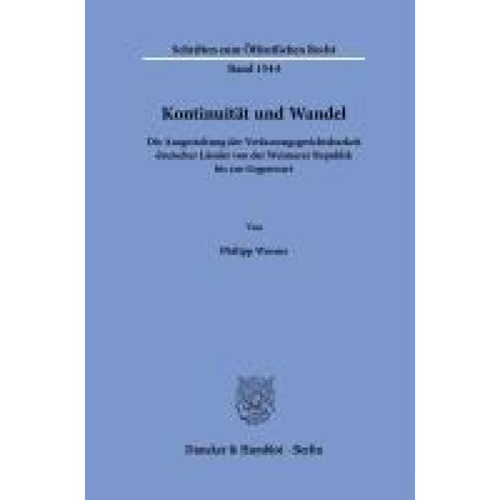 Worms, Philipp: Kontinuität und Wandel